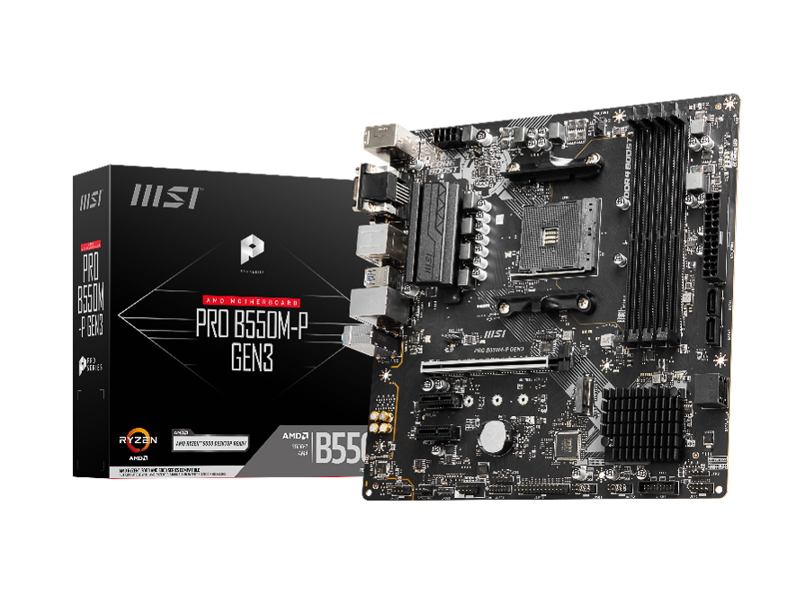 ニュース・フラッシュ】MSI、AMD B550チップセット搭載microATXマザー