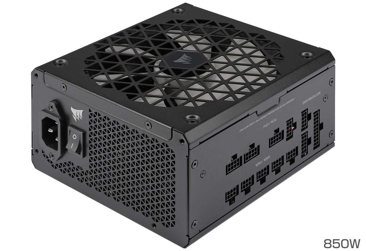 CORSAIR、側面にコネクタを搭載して裏配線に特化した電源ユニット - PC