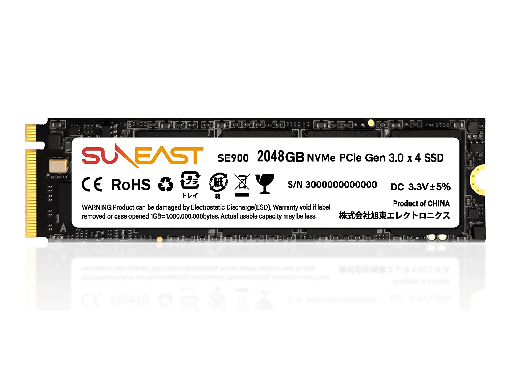 人気ショップ 【SSD 2TB】SUNEAST SSD SE900 NVMe 3.1 w/USB3.0