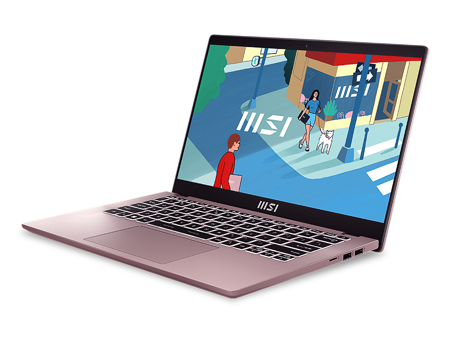 MSI、14型ビジネスノートに新色「ベージュローズ」追加。15.6型の新