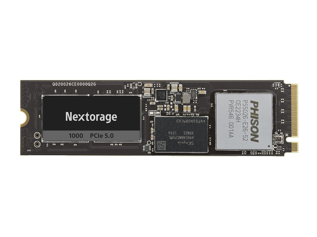 Nextorage、最大転送速度10GB/sのPCIe 5.0対応M.2 SSD - PC Watch