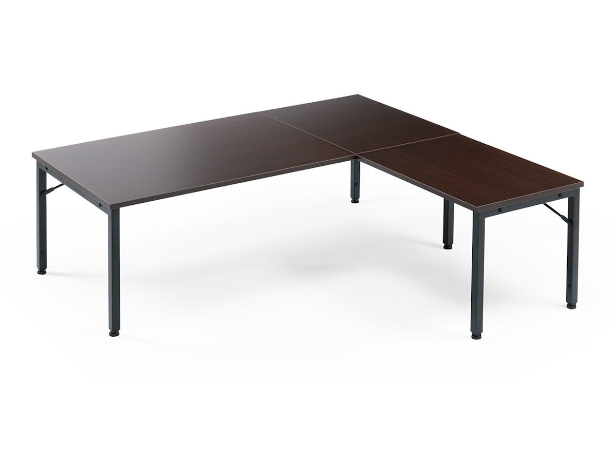 サンワサプライ、5段階の高さ調整ができるL字型ローデスク - PC Watch