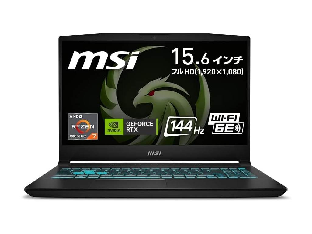 本日みつけたお買い得品】MSIのRyzen 7000/RTX 4050搭載ゲーミング