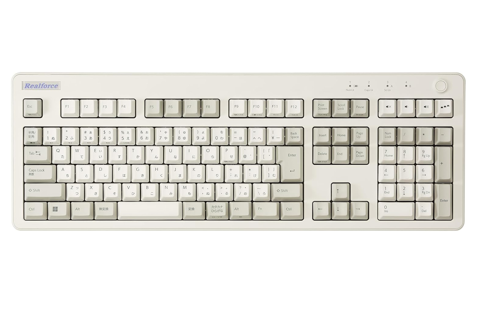 東プレ、初代と同じアイボリー筐体+紺色ロゴ採用の「REALFORCE R3