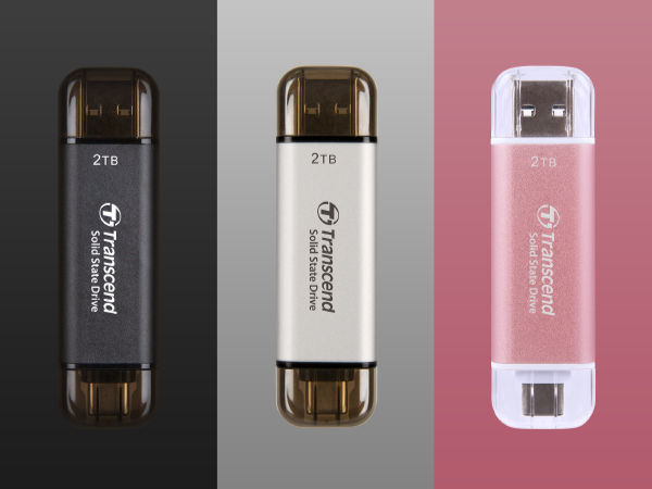 New Pink Color Released for Transcend’s ESD310 and ESD300 Series Stick-Type SSDs