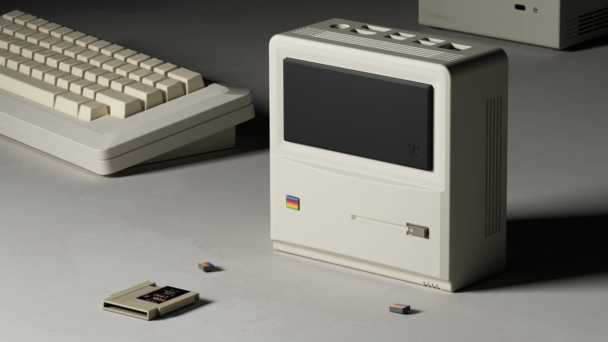 MacintoshっぽいデザインのミニPC「AYANEO Retro Mini PC AM01」 - PC
