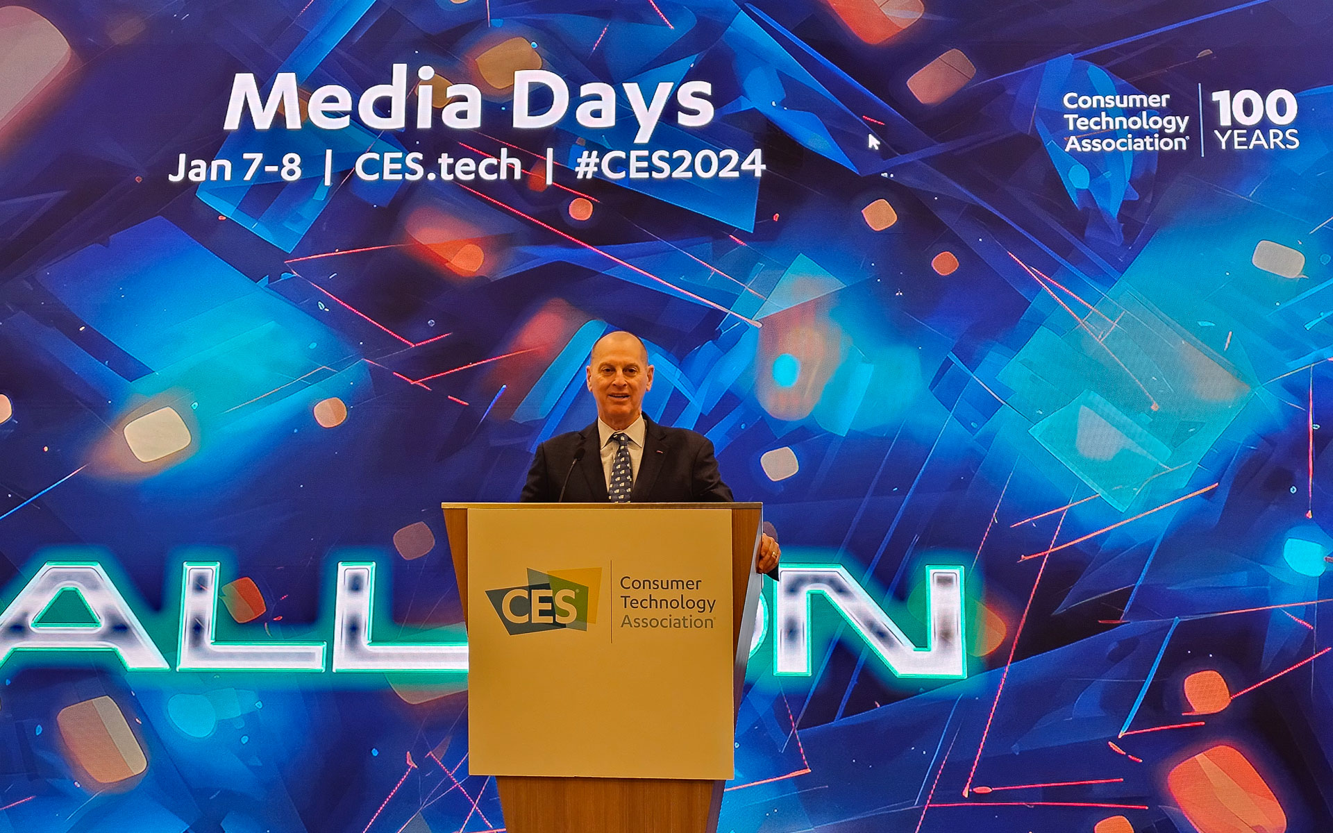 CES 2024 CTA Celebrates 100 Years, Announces "ALL ON" Theme, and