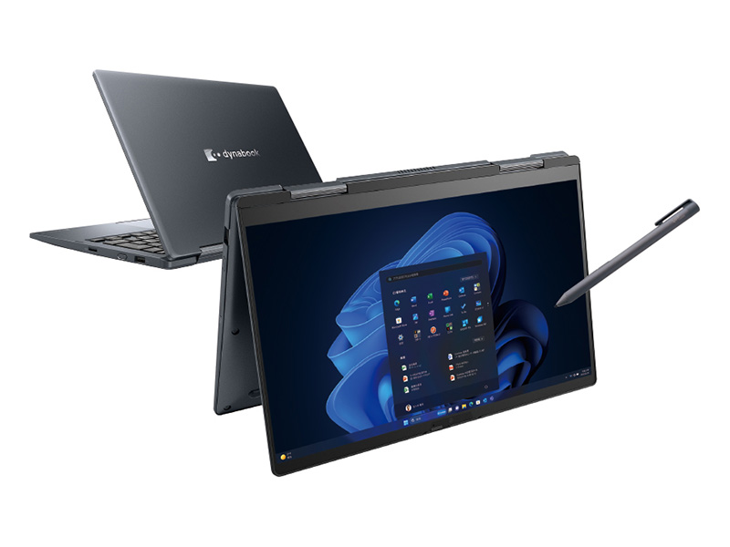 biz】5つのスタイルで使える13.3型ビジネス向け2in1「dynabook V83/LX 