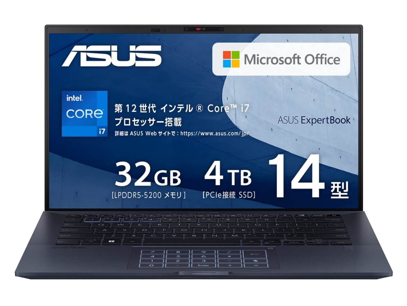 ASUS ノートパソコン SSD240GB メモリ4GB WEBカメラ - ノートPC