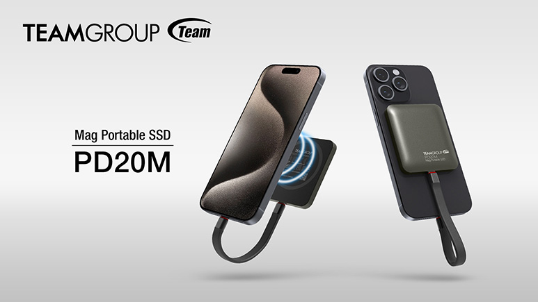 TEAMGROUP、iPhone本体に装着できるMagSafe対応ポータブルSSD - PC Watch