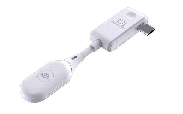 配線スッキリ。USB Type-C対応の無線HDMI送受信機セット - PC Watch