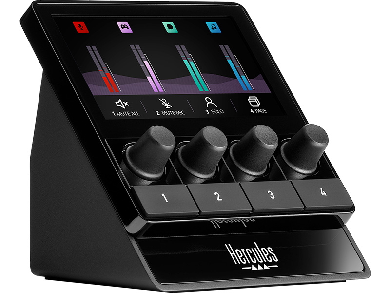 Hercules Stream 200 XLR オーディオインターフェース HERCULES STREAM 200 XLR サウンドカード内蔵 オーディオ