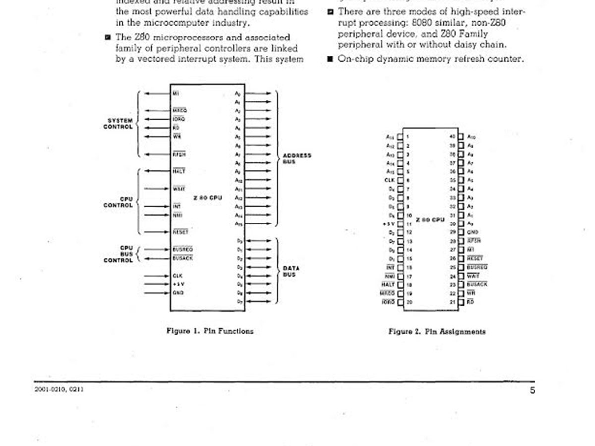 大原雄介の半導体業界こぼれ話】「Zilog Z80」の生産終了と、Intel Baseline Profile登場について思うこと - PC Watch