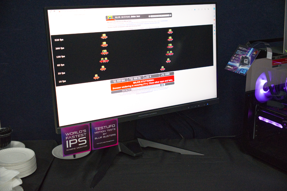 ASRock、IPSで520Hz対応な世界初のゲーミングモニター。OLED製品も投入 