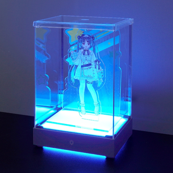 ★1/18 LED照明付ディスプレイケース 【光沢ロッシブルー】トロロッソ ☆1/18 LED照明付ディスプレイケース 【光沢ロッシブルー】トロロッソ