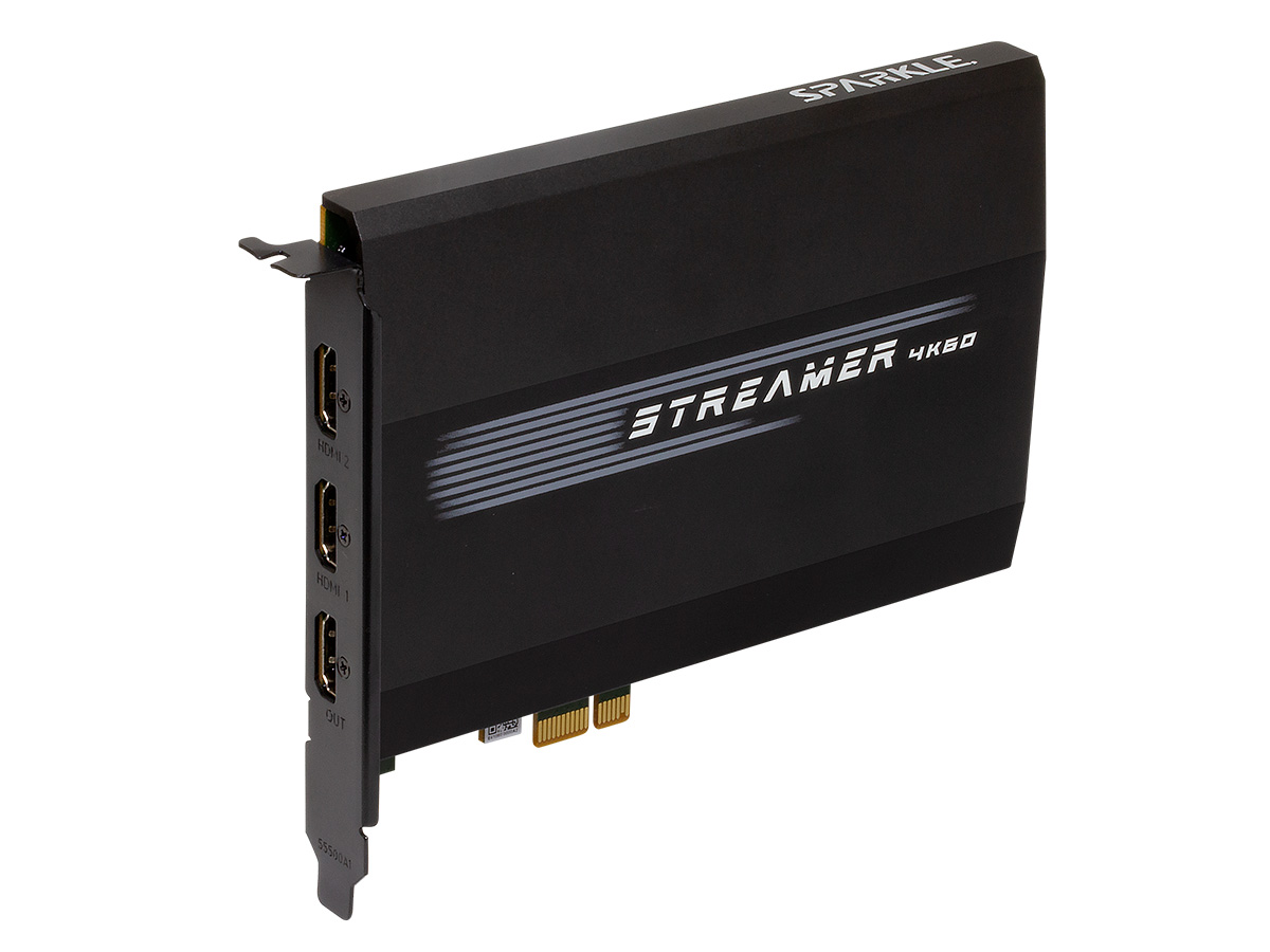 SPARKLE, a PCIe-connected 4K/60fps video capture device with dual PIP input – PC Watch