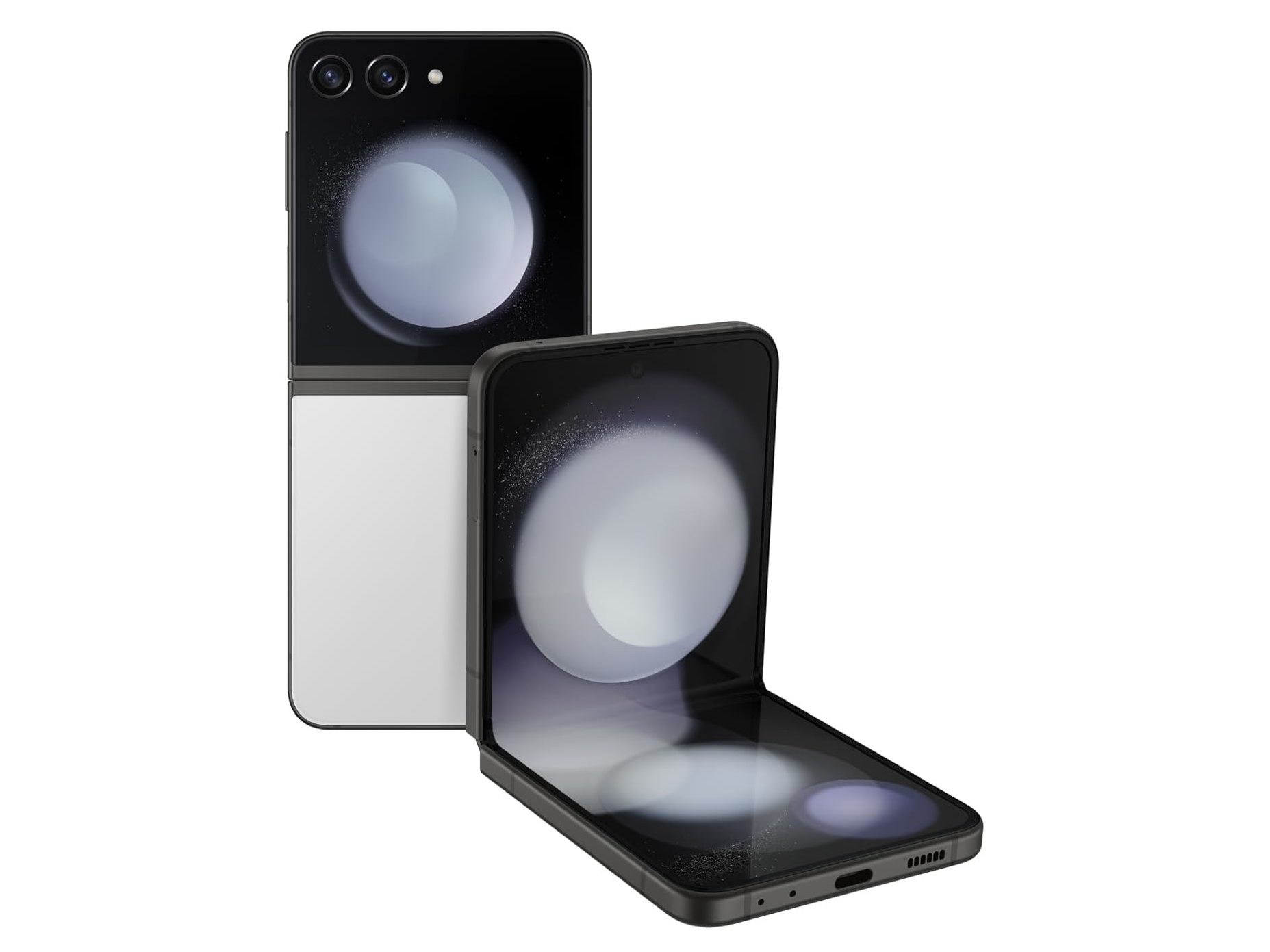 【故障機器】折りたたみ式スマートフォン パープル/ブラック ZFlip4 広げると電源切れる【イオン春日井】