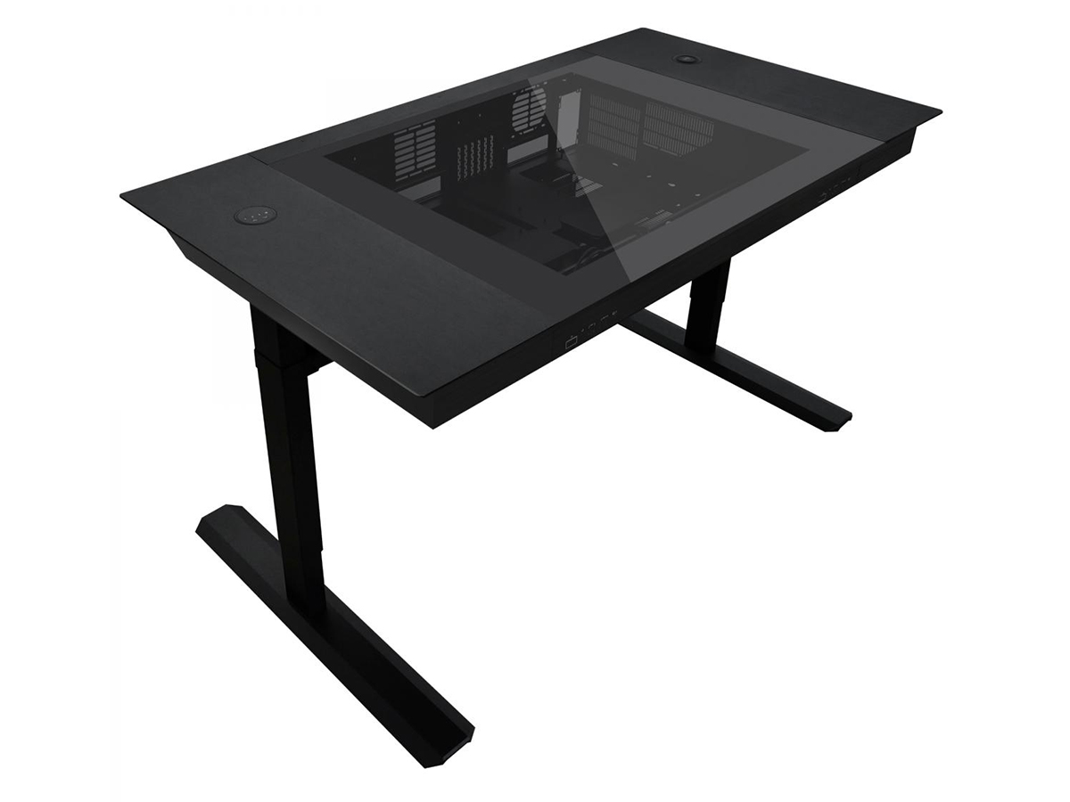 昇降デスク 机の上で邪魔になるなら、机に入れちゃえ。Lian LiのPCケースを兼ねた