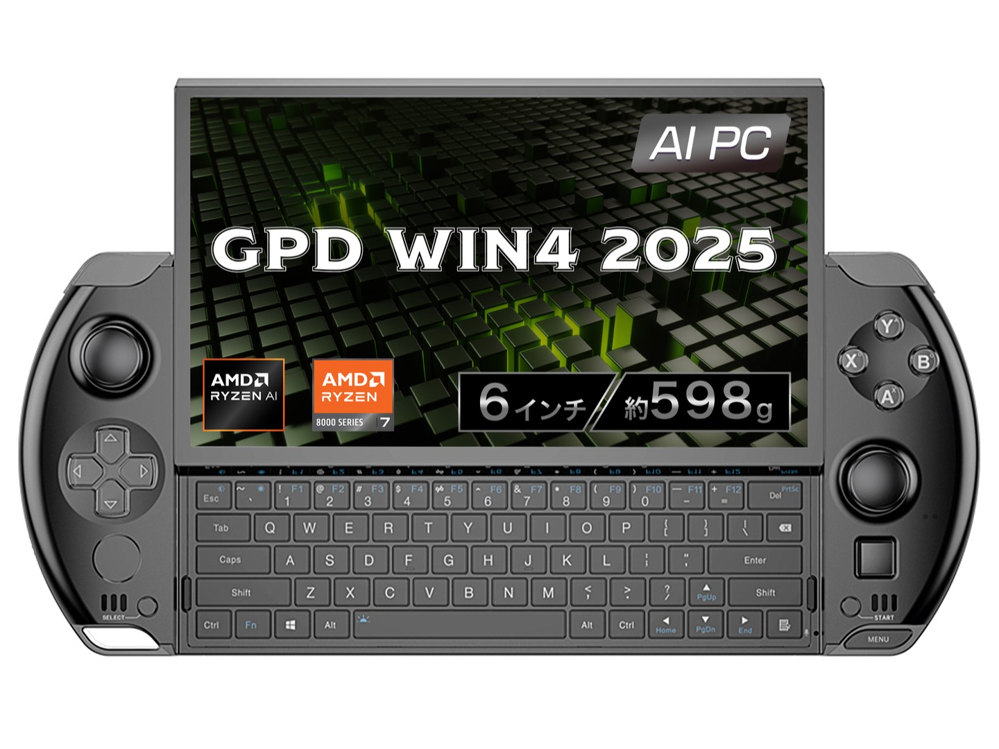 Ryzen AI 9 HX 370/スライド式キーボード搭載「GPD WIN4 2025 国内正規