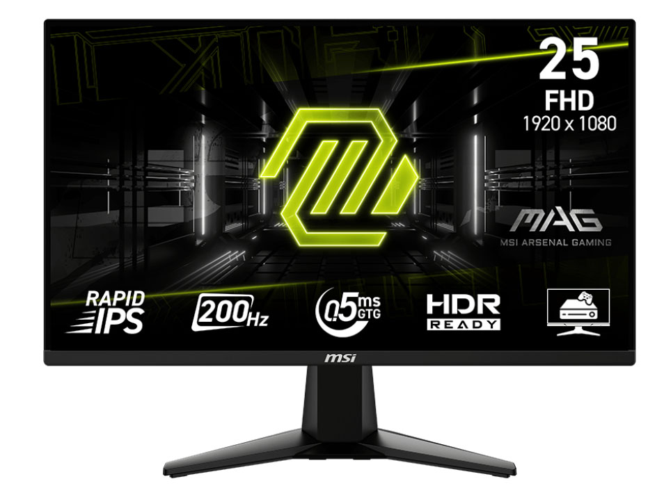 MSI、2万円台半ばの200Hz駆動24.5型フルHDゲーミングモニター