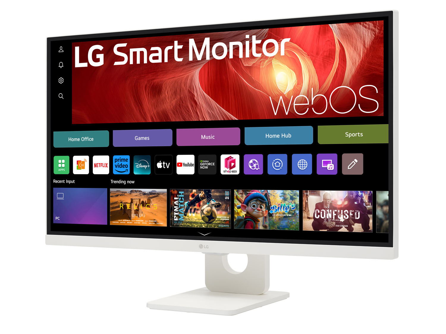 LG、HDR対応で広色域対応の27型4Kスマートモニター - PC Watch