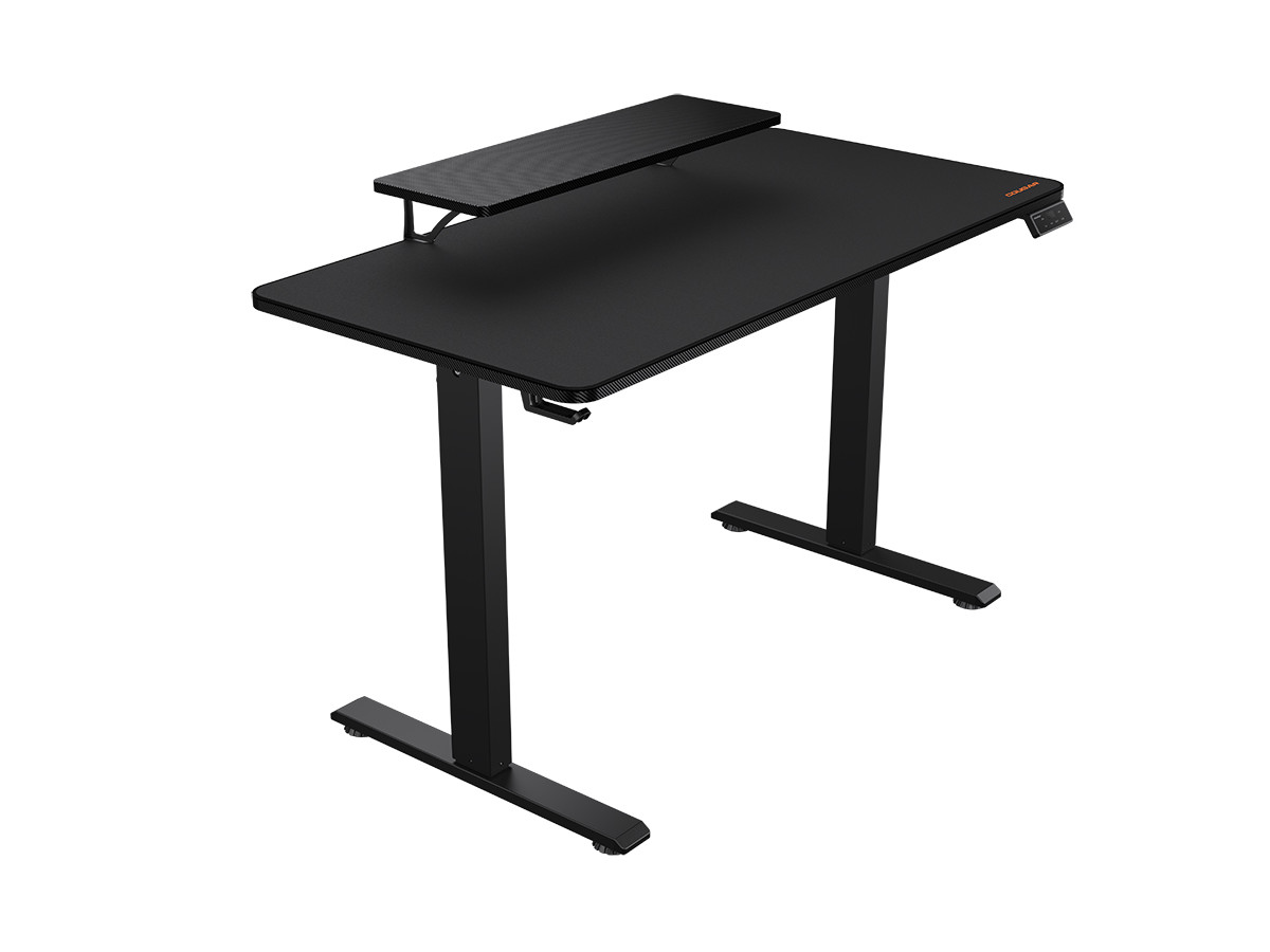 ゲーミングデスク 電動昇降式 パソコンデスク 120×60×72-117cm デスク