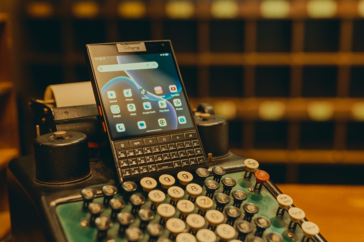 Unihertz Titan2 専用レザーホルダー付き 極美品 QWERTYキーボード好き