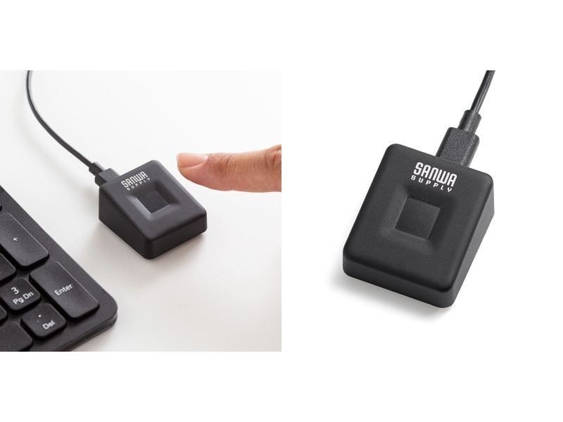 PCに認証データを保存しないから安全。外付け指紋リーダー - PC Watch