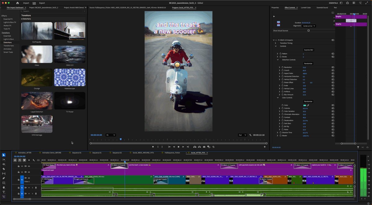 Premiere Proのエフェクトライブラリが大幅拡張。パフォーマンスや機能の強化も - PC Watch