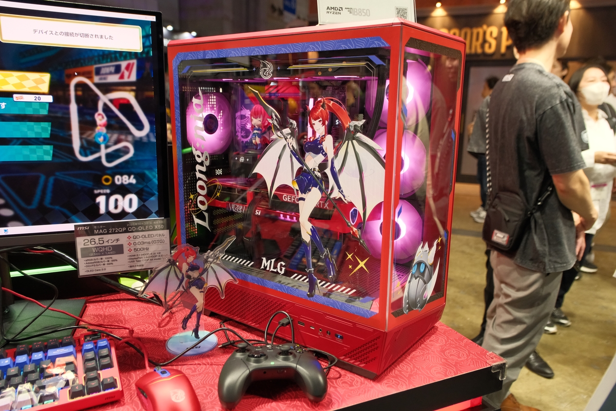 MSI、オリキャラのカスタムPCや500Hz/WQHD/26.5型ゲーミングモニターを