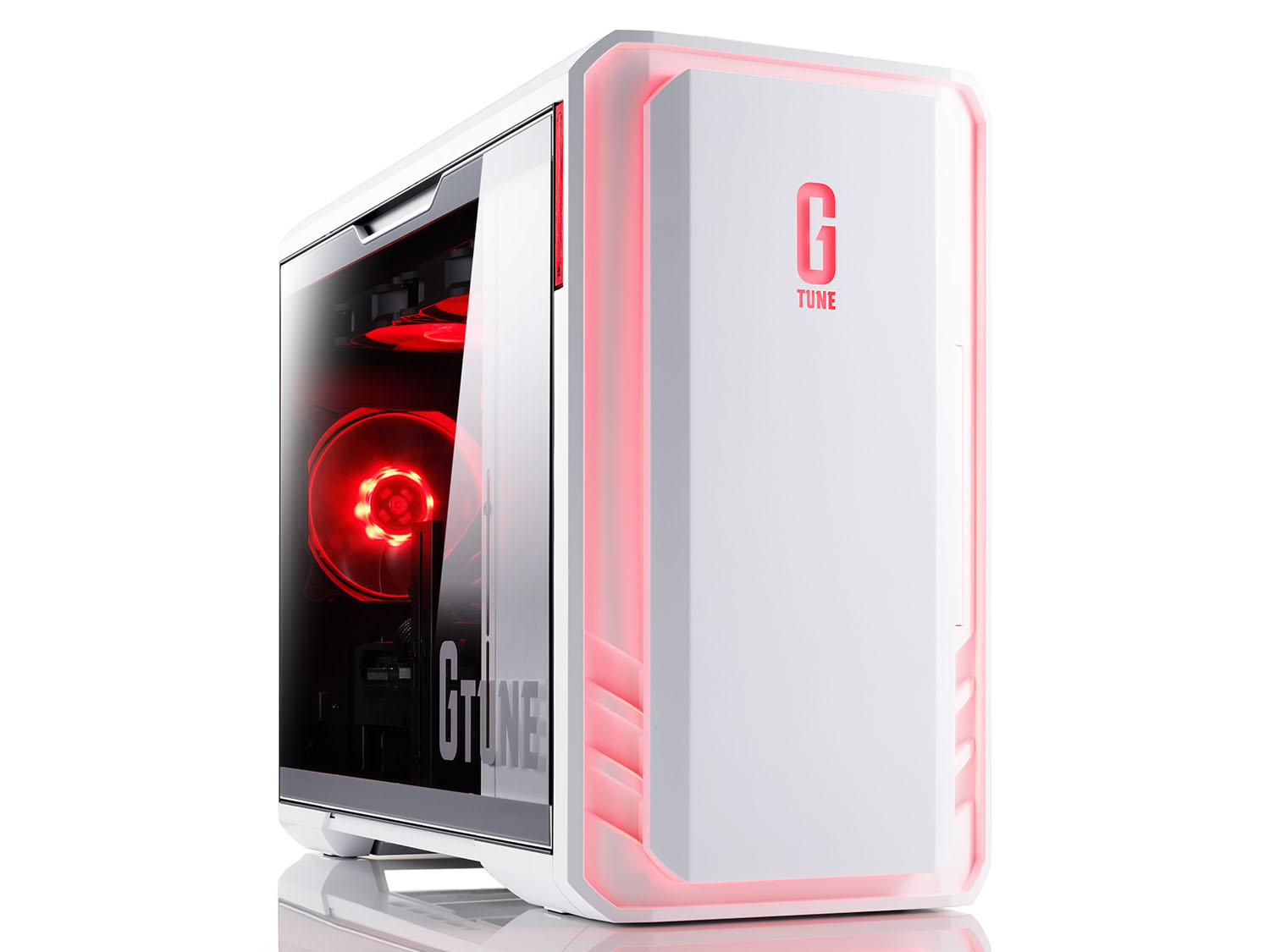 G-Tune ホワイト PCケース　マウスコンピュータ マウス、ミニタワーゲーミングPC「G TUNE DG」にホワイトモデルを追加