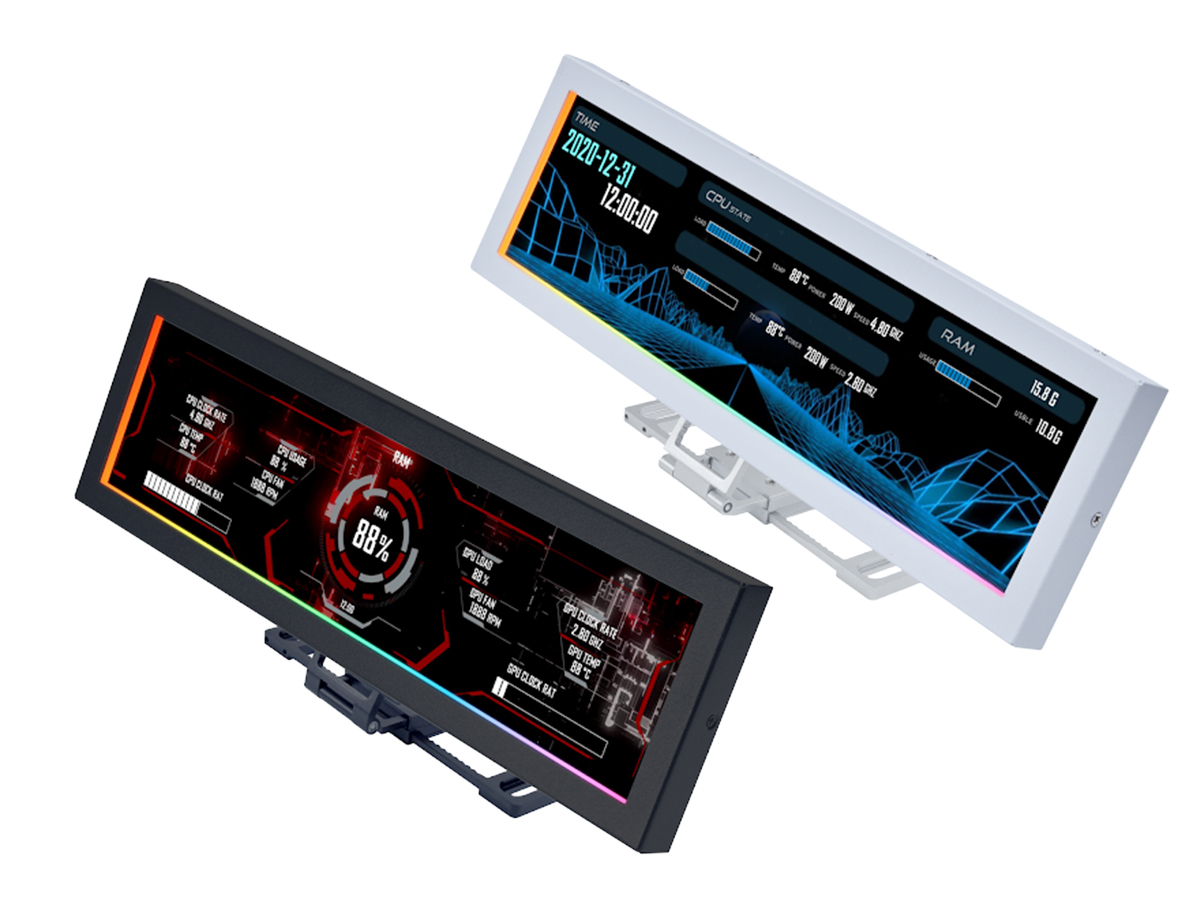 LIAN LIの1,920×480ドット表示対応8.8型モニターが国内発売