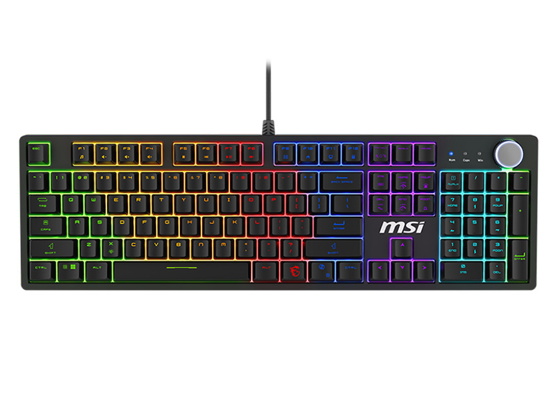 MSI、5,580円のゲーミングキーボード。キースイッチも交換可能 - PC Watch