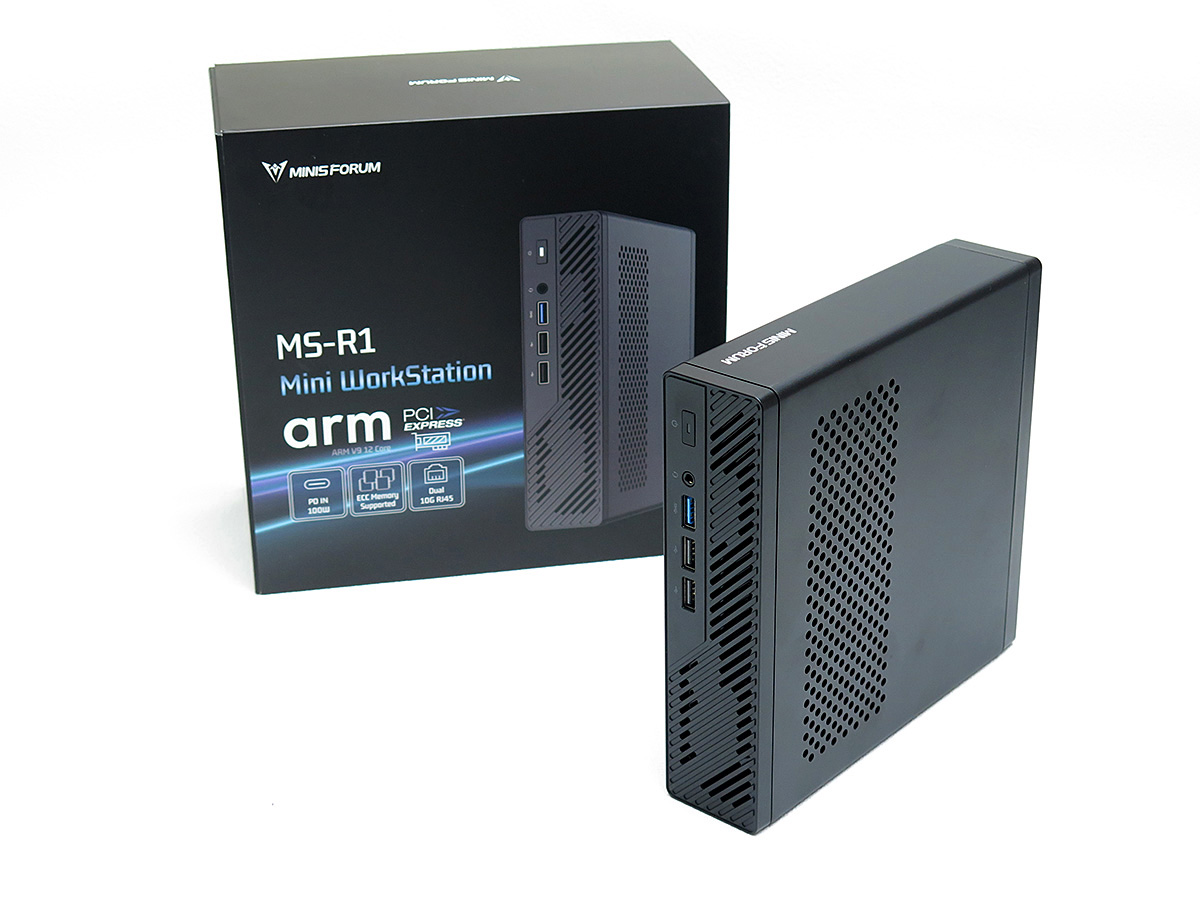 MINISFORUM、中国製Armプロセッサ「CIX P1」搭載のミニPC「MS-R1