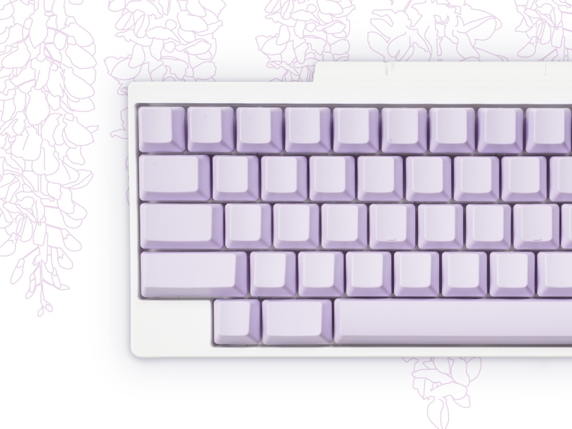 HHKB カラーキートップセット（藤）英語配列／無刻印 限定 キートップセット（藤）英語配列／無刻印｜HHKB,キートップセット