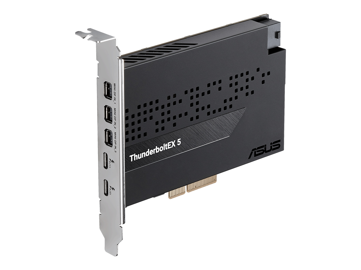 ASUS、Thunderbolt 5を2基増設できる拡張カード - PC Watch