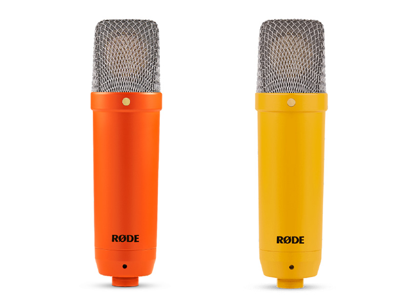 RODE、新色登場で10色展開のコンデンサマイク。カラフルなマイクアーム