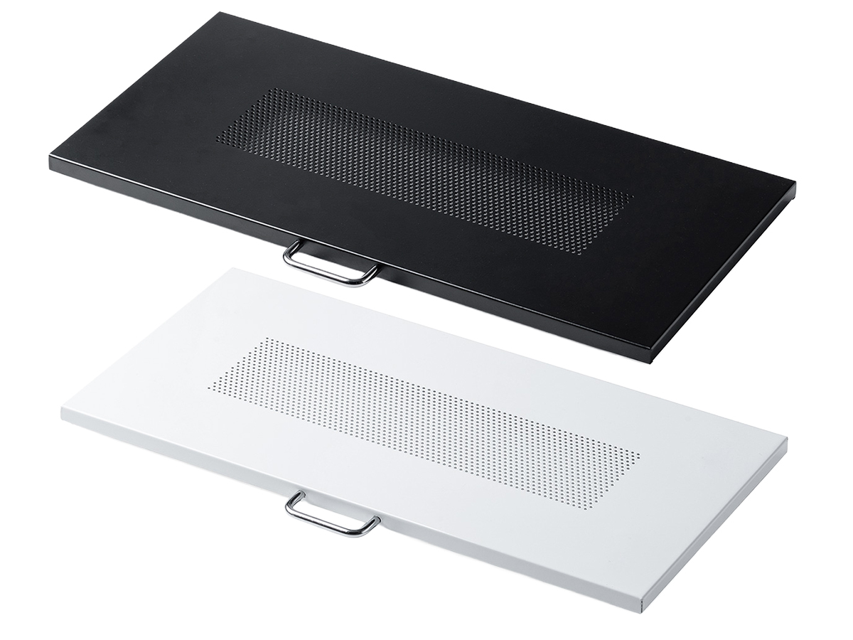 サンワサプライ、幅60cmのモニター台にジャストフィットする卓上スライダー