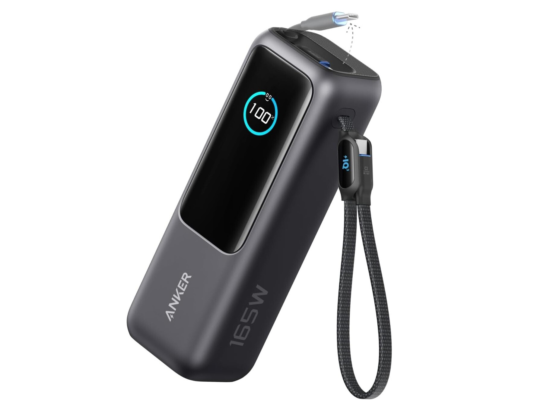 【本日みつけたお買い得品】Ankerのケーブル内蔵式モバイルバッテリが3,710円引き。ディスプレイ付き