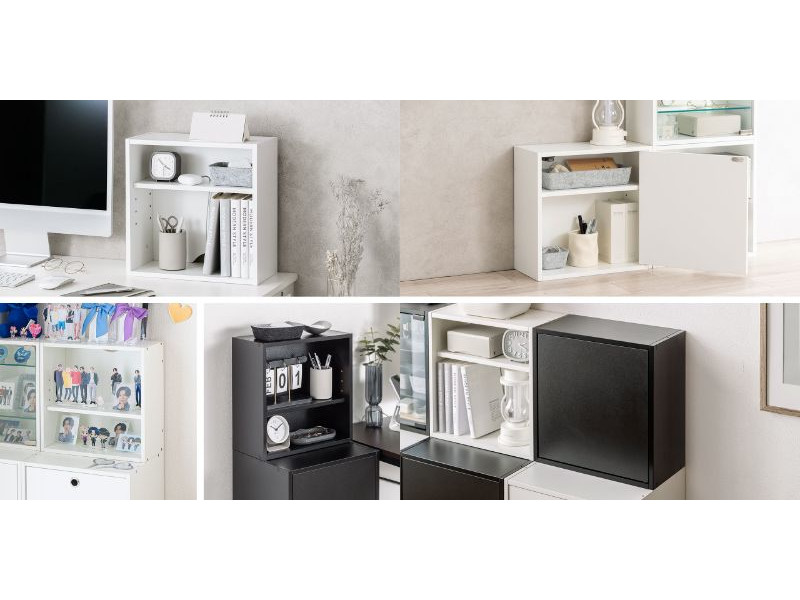 いい感じの棚を自作する。12種の組み合わせ自由なキューブ型収納、サンワから