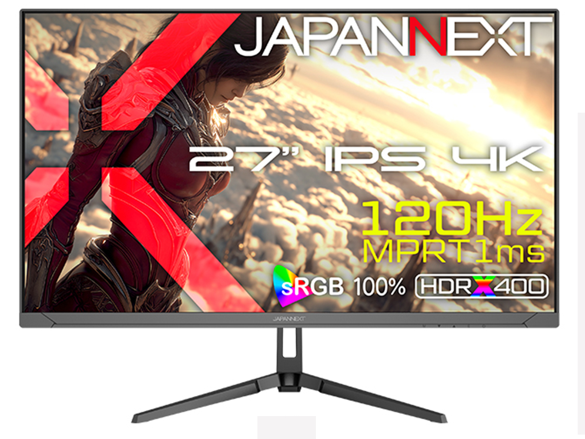 JAPANNEXT、4K対応モニター5モデル一挙投入