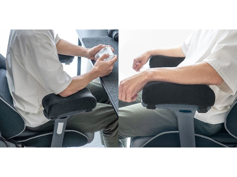 いつものチェアをワンランクアップ、後付けできるアームレスト。サンワサプライ