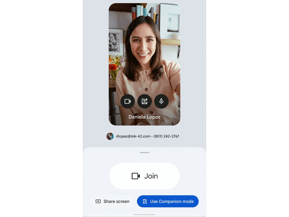 Google Meet、超音波でコンパニオンモードでの入室を簡略化する機能