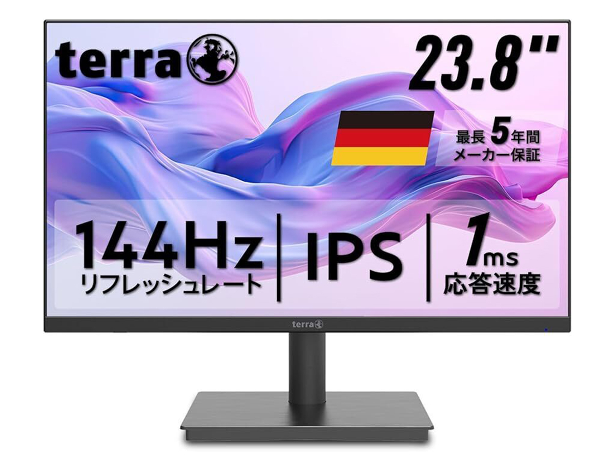 WORTMANN AG、フルHD/144Hz対応23.8型液晶モニターを9,999円で販売