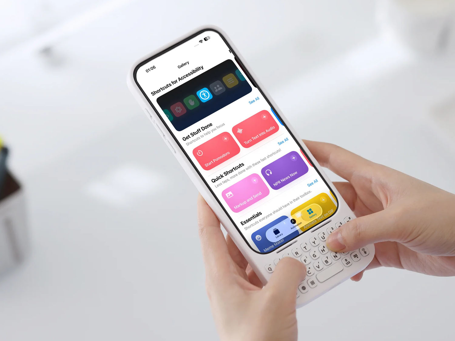 iPhone 17 Pro Maxに物理キーボードを追加できるケース