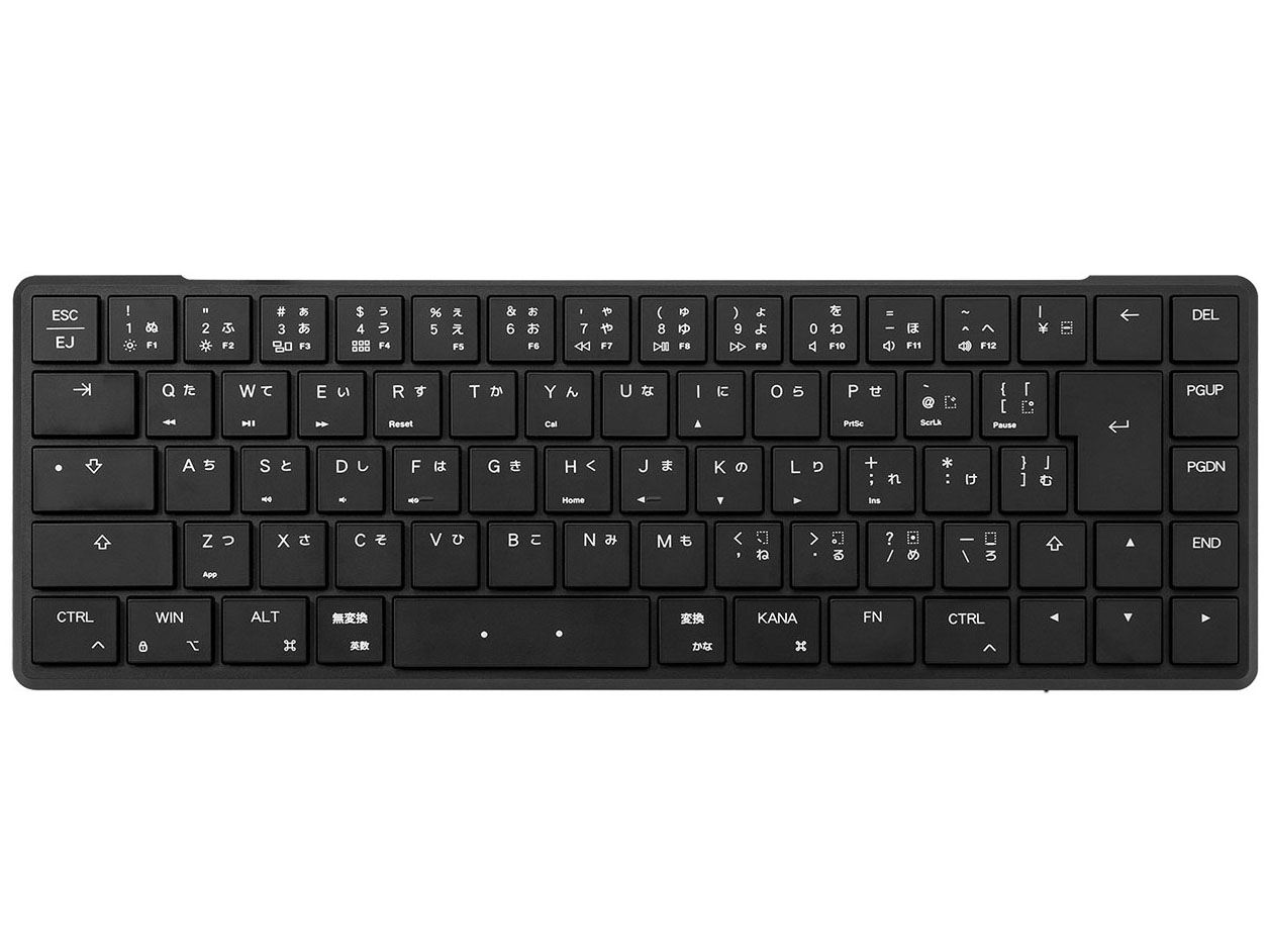 薄さ13.7mmでコンパクトな65%メカニカルキーボード