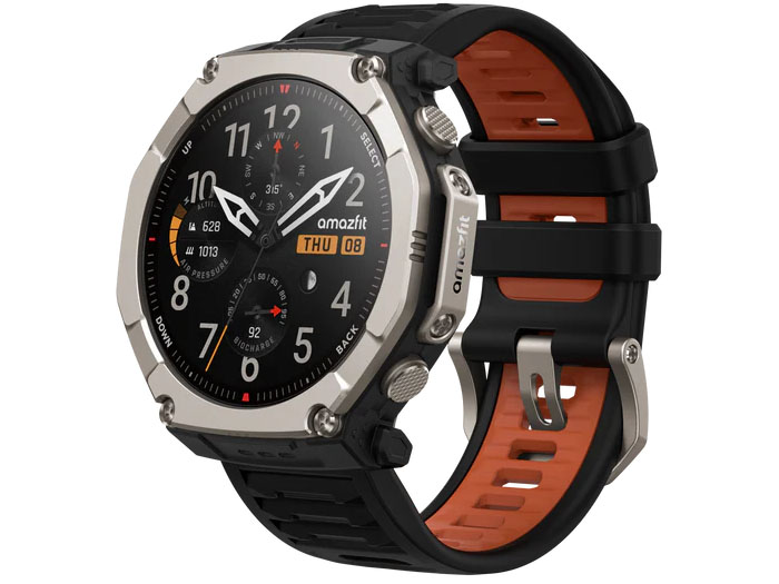 -30℃対応のアウトドア向けスマートウォッチ「Amazfit T-Rex Ultra 2」