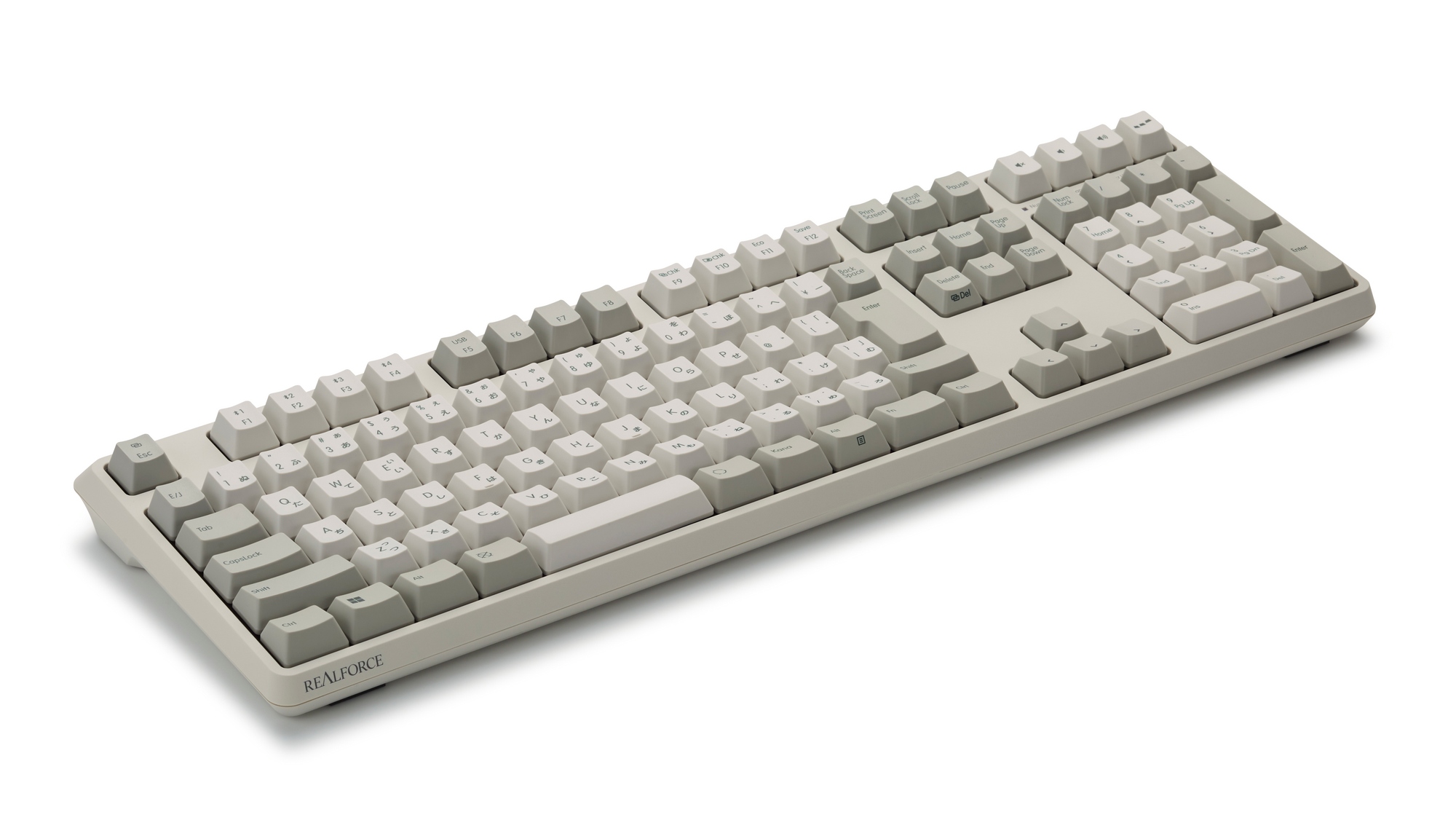 REALFORCEに懐かしアイボリーの限定モデル。ブルー/ブラウンの新色も登場