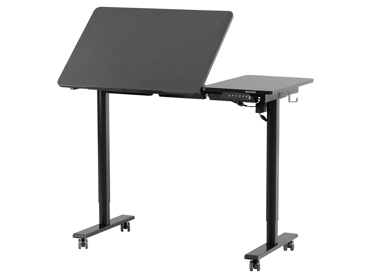 Bauhutte、電動昇降/チルト機構/水平天板を集約した幅110cmデスク