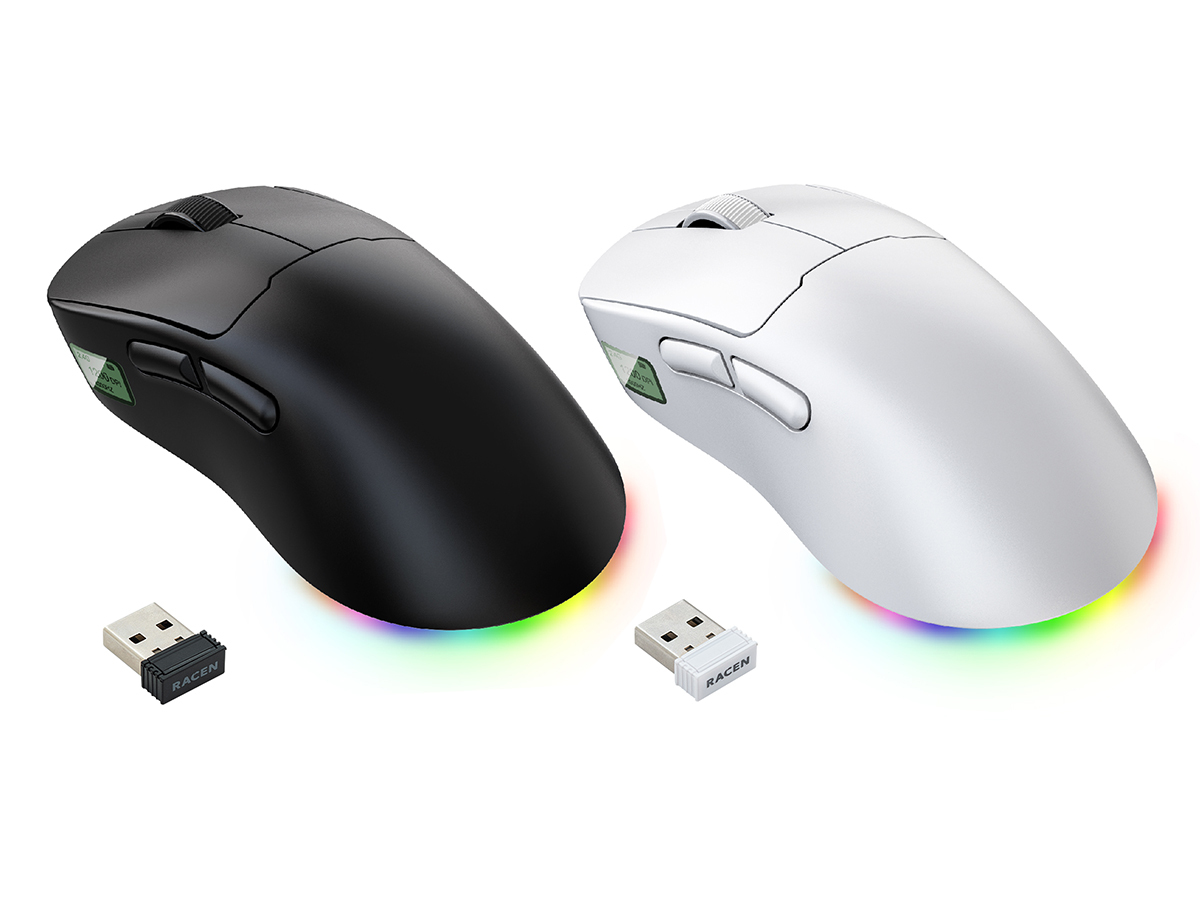 センチュリー、設定が確認できる液晶付きの軽量ワイヤレスゲーミングマウス